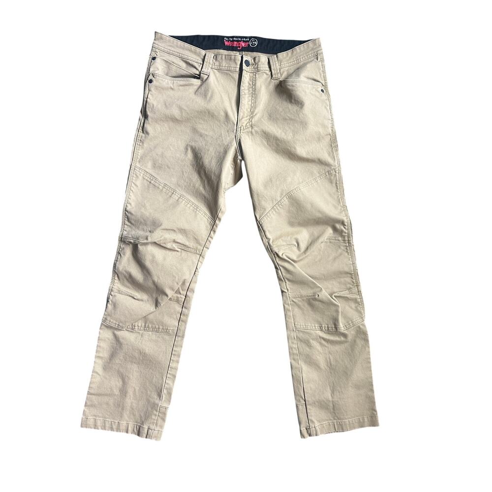 Wrangler ATG Trail Pants Khaki Utility Hiking Workwear Gorpcore Outdoor